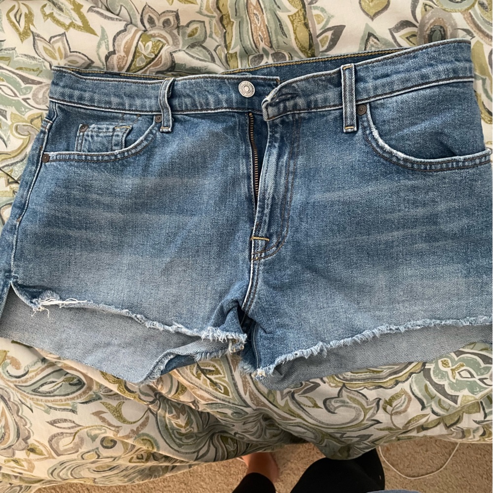 7 for all mankind denim shorts size 29